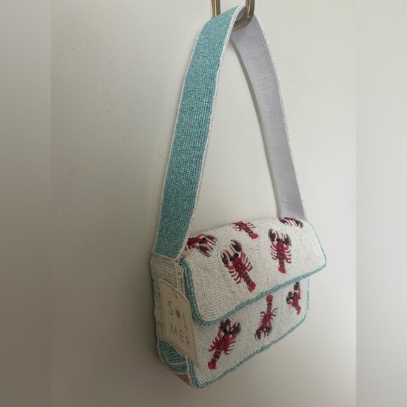 Viral Beaded Lobster Shoulder Bag - Picture 3 of 5